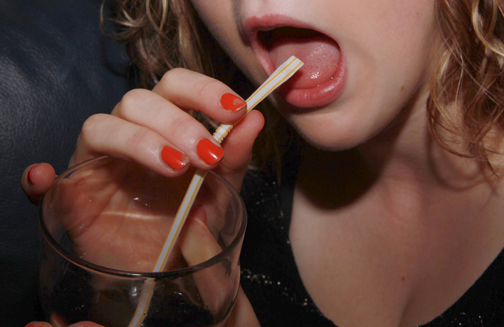 Students resort to alcohol to get in the party mood. | Photo: Anneka James