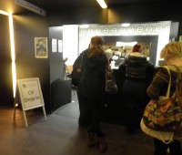 Students drop in their CV at the "Find Your Feet" job fair at the Engine Shed