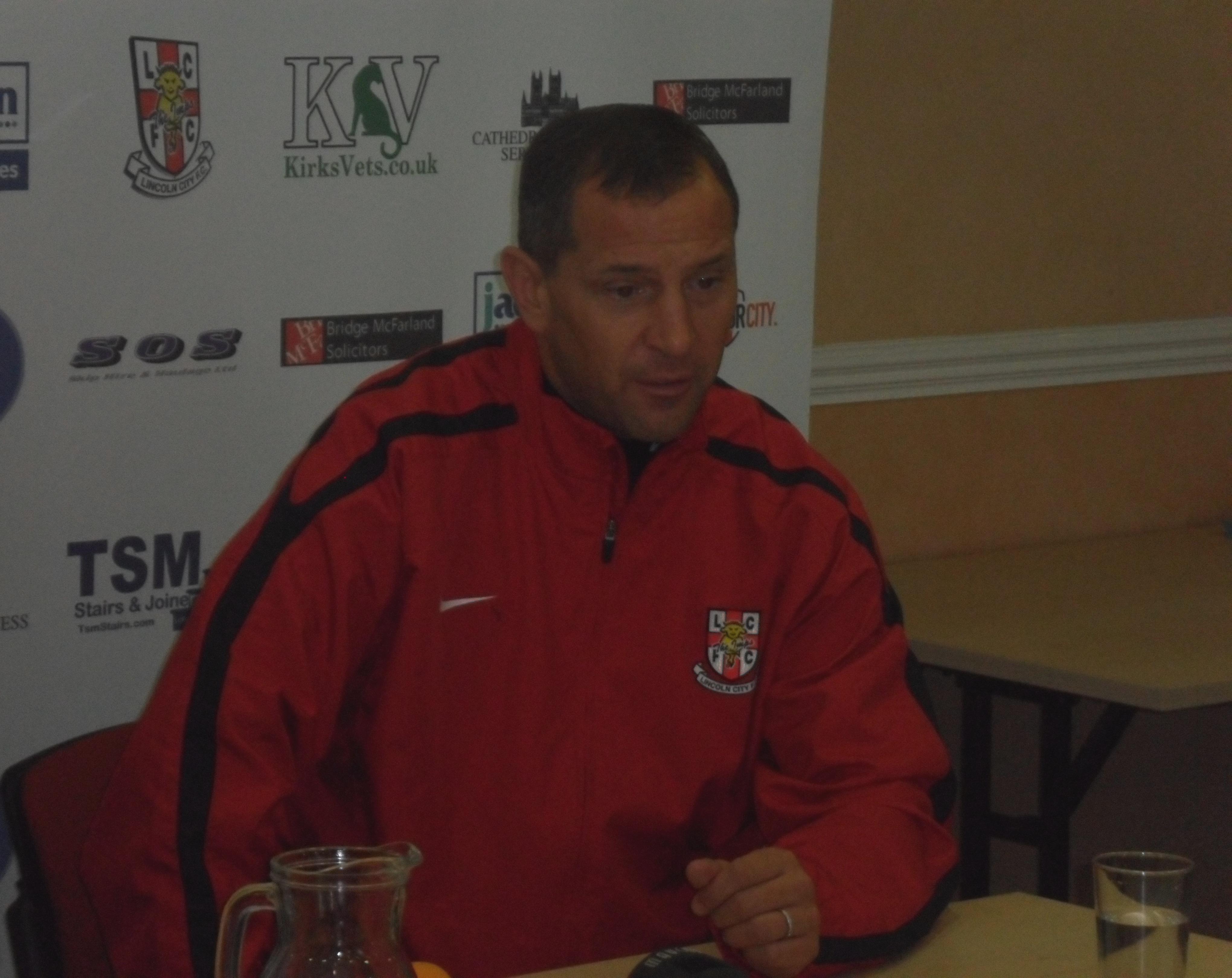 UPBEAT: Imps boss Holdsworth to to take the positives from defeat.