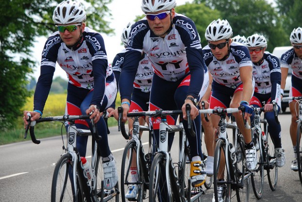 Cyclists gearing up to take on the gruelling Grand Prix. Photo: Mark Hopkins (via Flickr)