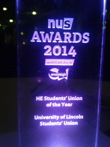 NUS students' union of the year trophy