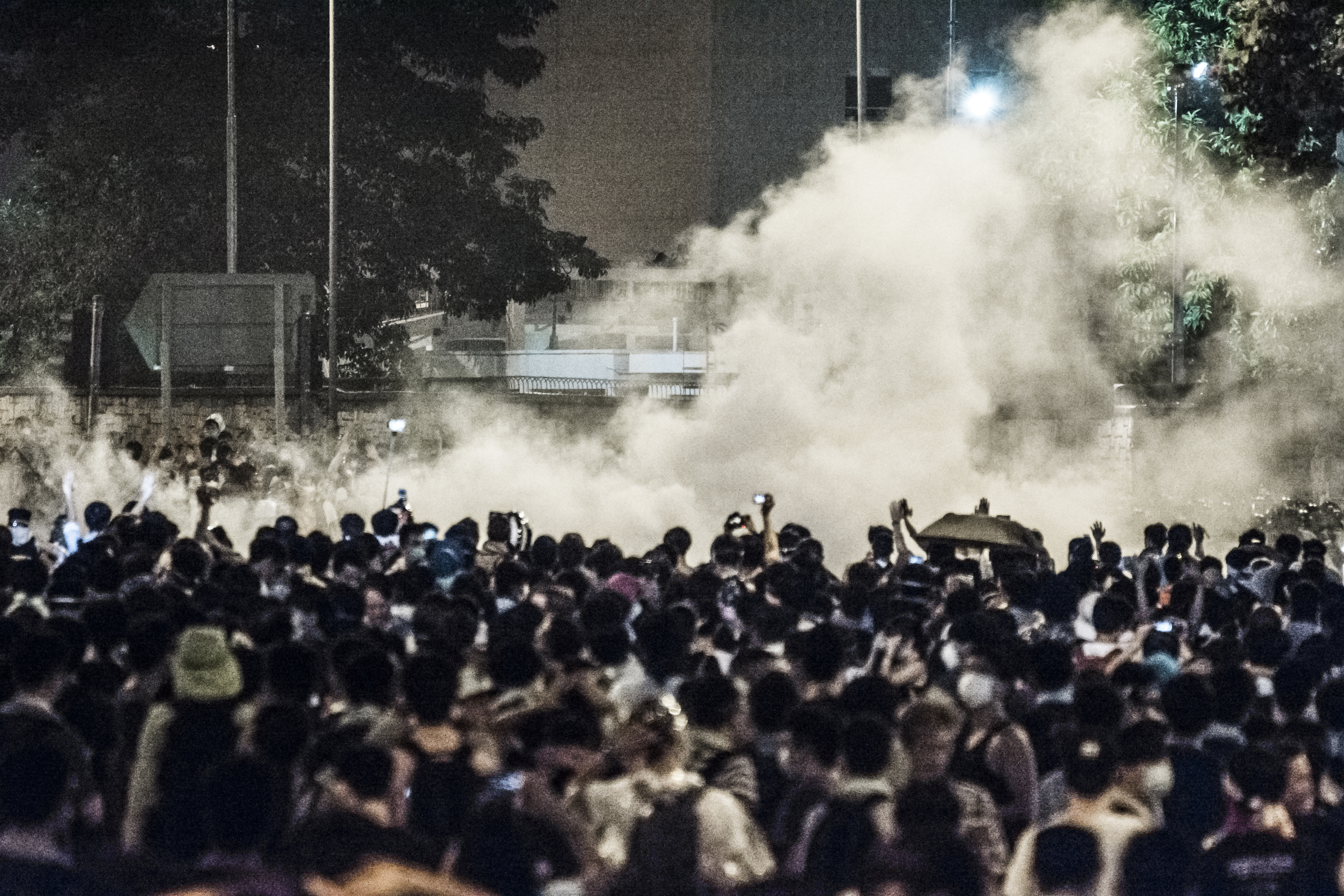 Tear gas used against Hong Kong protesters