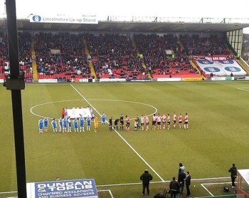 Lincoln's seven match winning streak at Sincil Bank came to an end