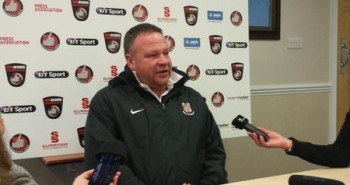 Chris Moyses is wary of the threat Kidderminster pose