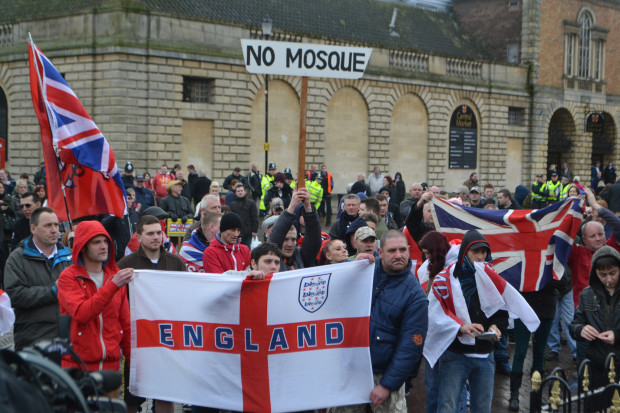East Anglian Patriots march, Jan 2014