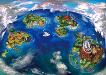 The new region Alolah is based of the tropical isles of Hawaii